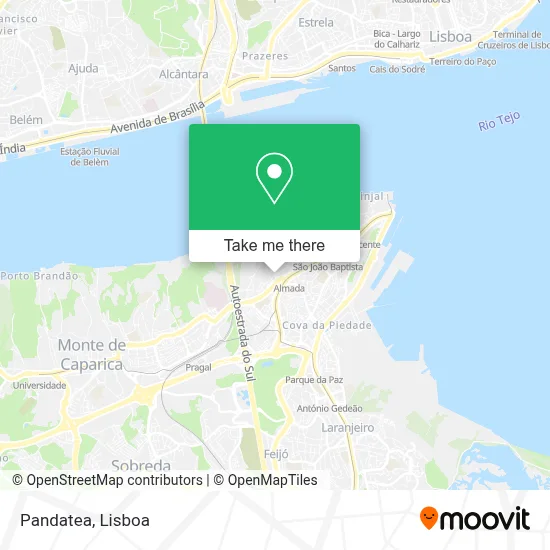 Pandatea map