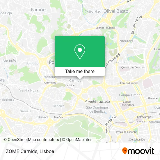 ZOME Carnide map