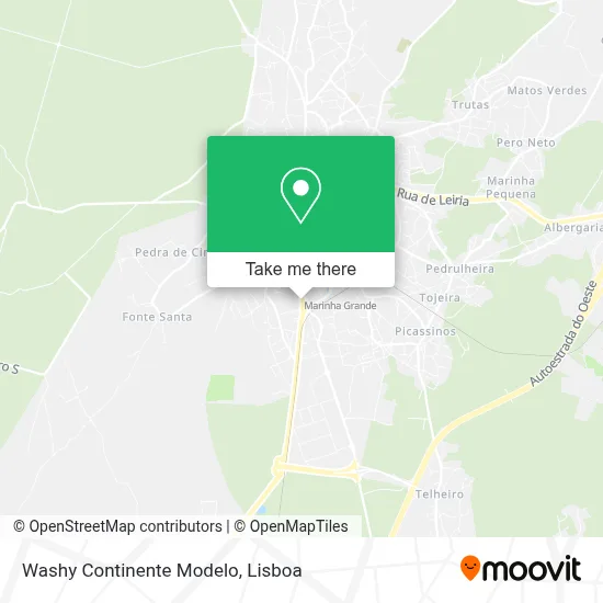 Washy Continente Modelo map