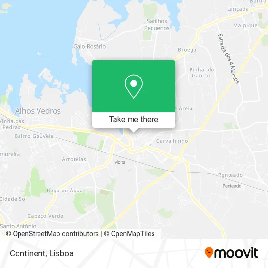 Continente map