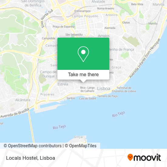 Locals Hostel mapa