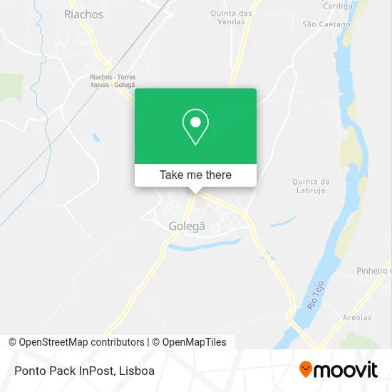 Ponto Pack InPost map