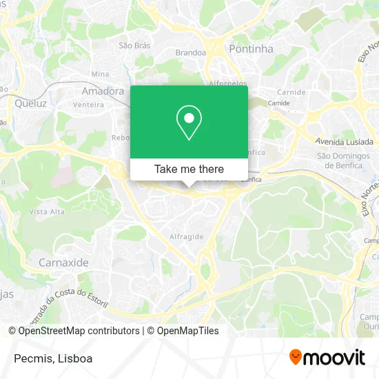 Pecmis map