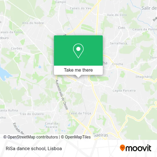 RiSa dance school mapa