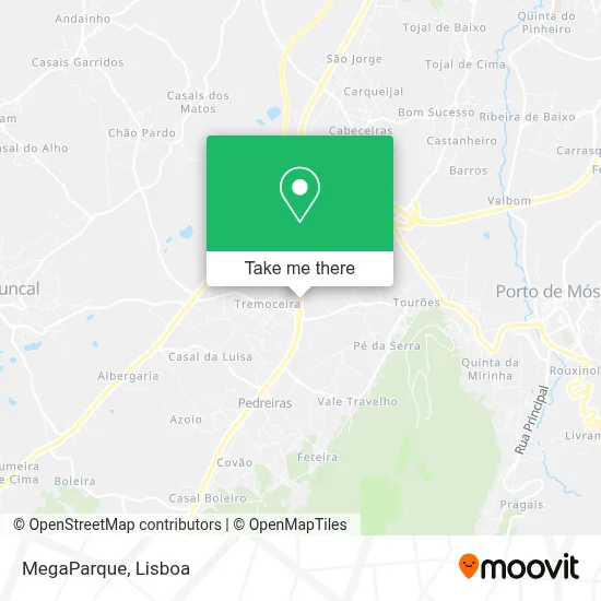 MegaParque map