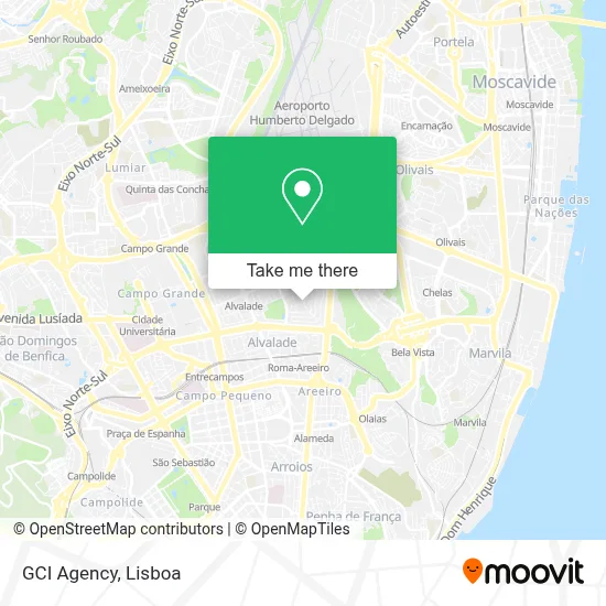 GCI Agency map