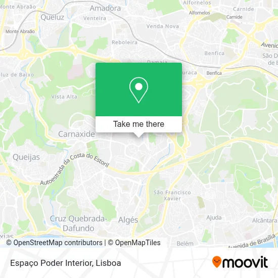 Espaço Poder Interior map