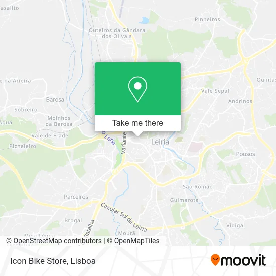 Icon Bike Store map