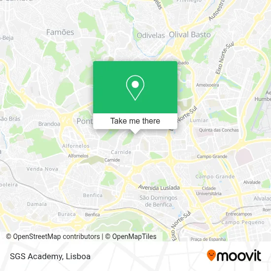 SGS Academy map