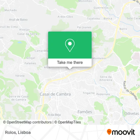 Rolos mapa
