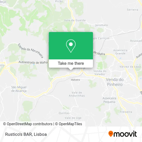 Rustico's BAR map