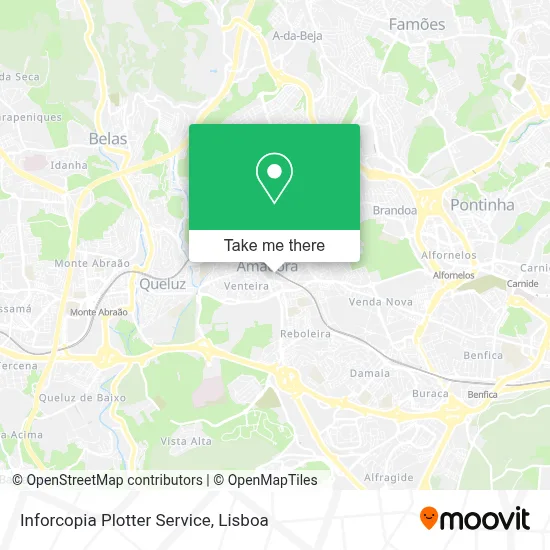 Inforcopia Plotter Service map