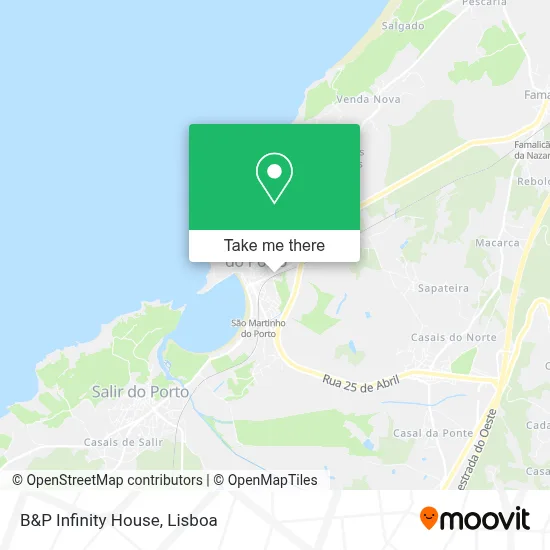 B&P Infinity House map