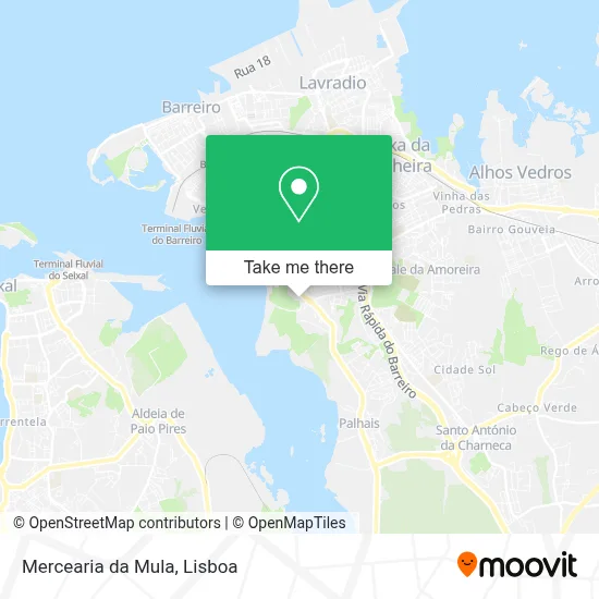 Mercearia da Mula map