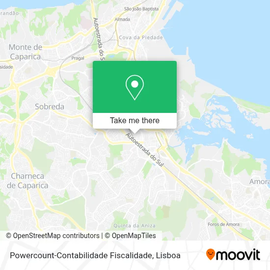 Powercount-Contabilidade Fiscalidade map
