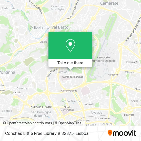 Conchas Little Free Library # 32875 map