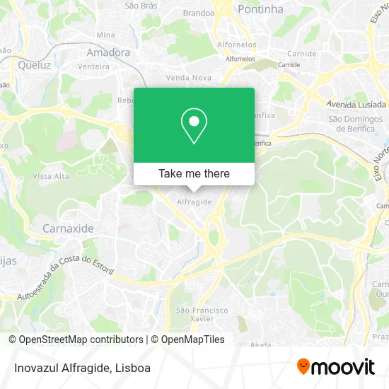 Inovazul Alfragide map