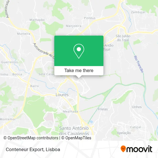 Conteneur Export map