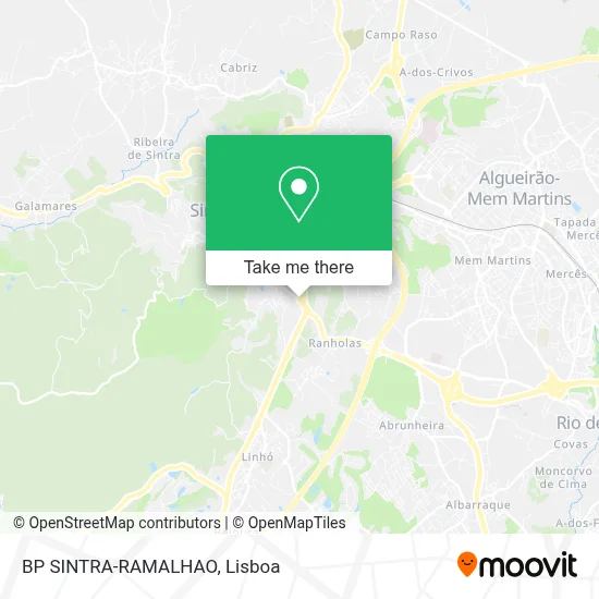 BP SINTRA-RAMALHAO map