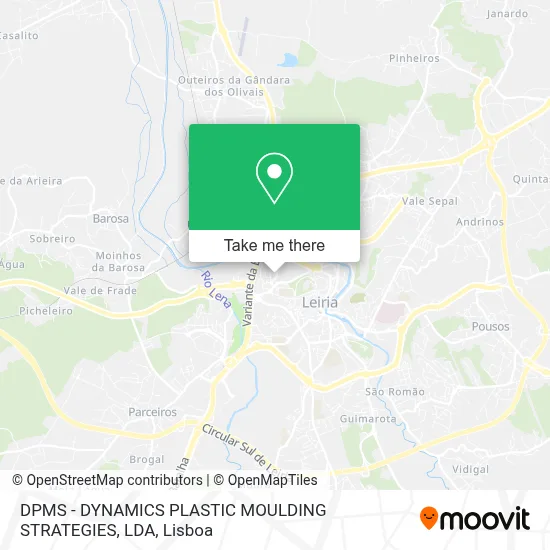 DPMS - DYNAMICS PLASTIC MOULDING STRATEGIES, LDA map