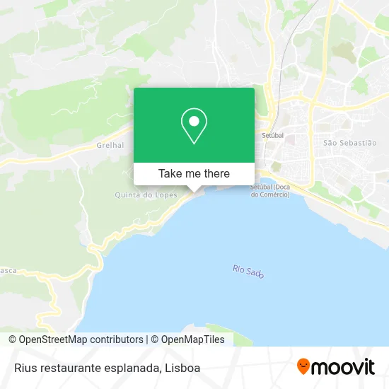 Rius restaurante esplanada map