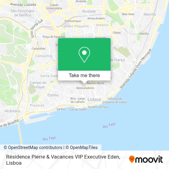 Résidence Pierre & Vacances VIP Executive Eden map