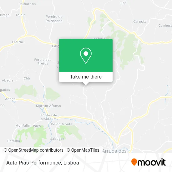 Auto Pias Performance map