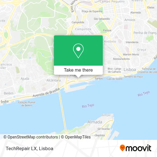 TechRepair LX map