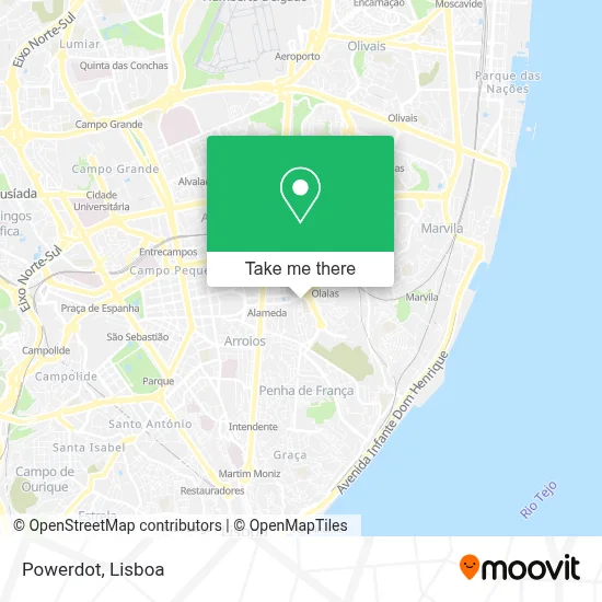 Powerdot map
