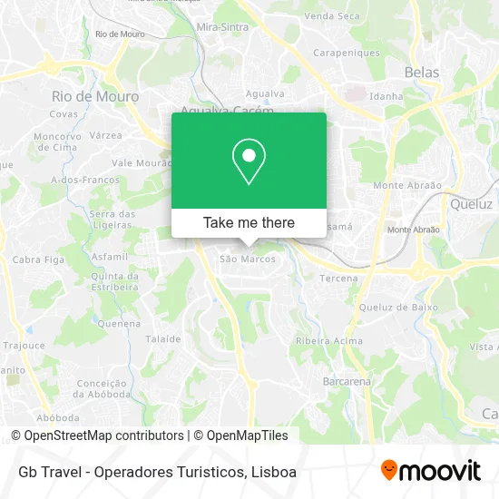 Gb Travel - Operadores Turisticos map