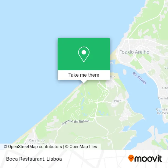 Boca Restaurant map