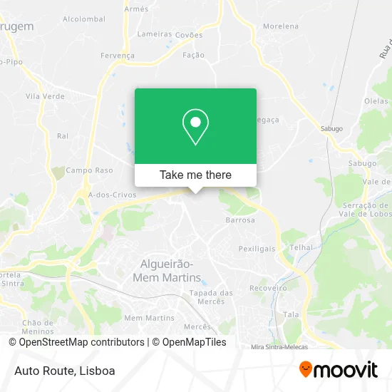 Auto Route map