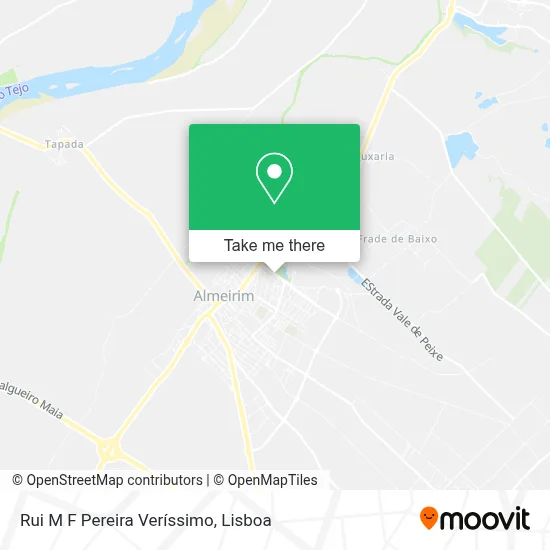 Rui M F Pereira Veríssimo map