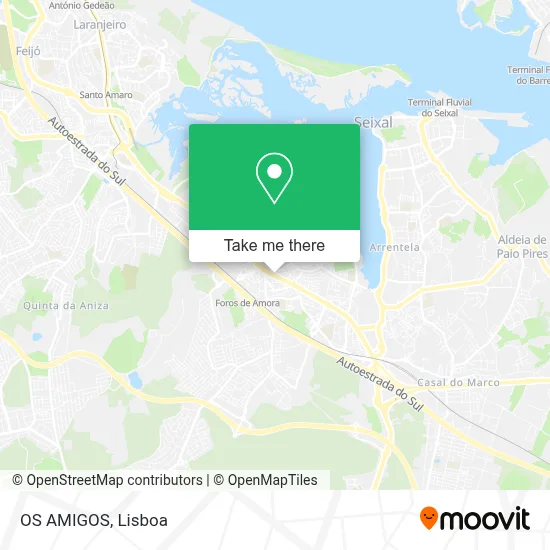 OS AMIGOS map
