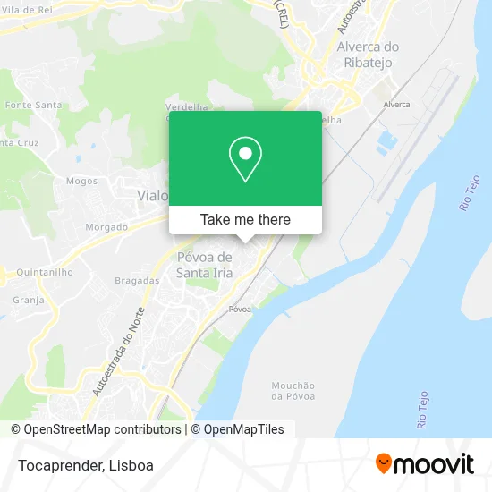 Tocaprender map