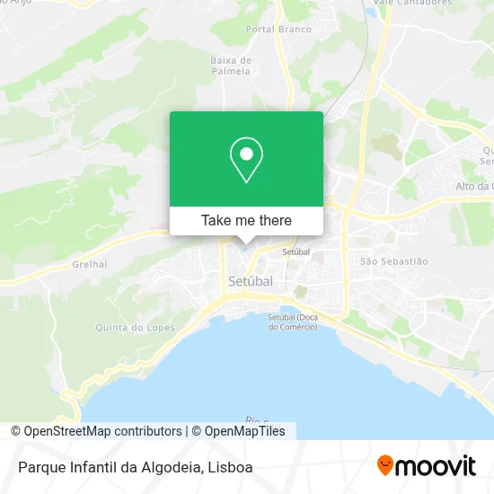 Parque Infantil da Algodeia map