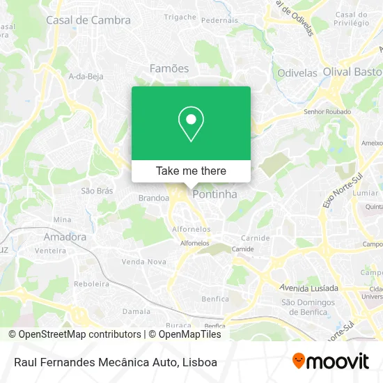 Raul Fernandes Mecânica Auto map