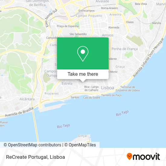 ReCreate Portugal map