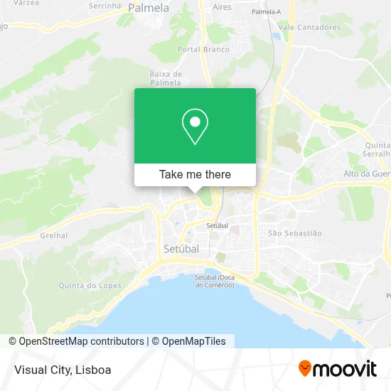 Visual City map
