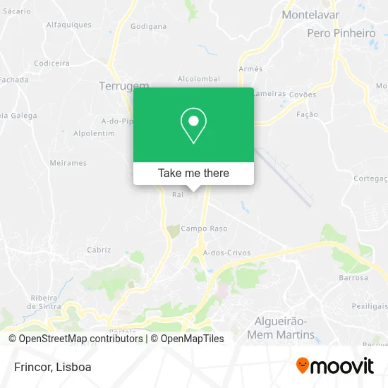 Frincor map