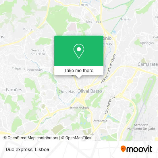 Duo express map