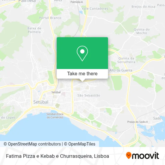 Fatima Pizza e Kebab e Churrasqueira map