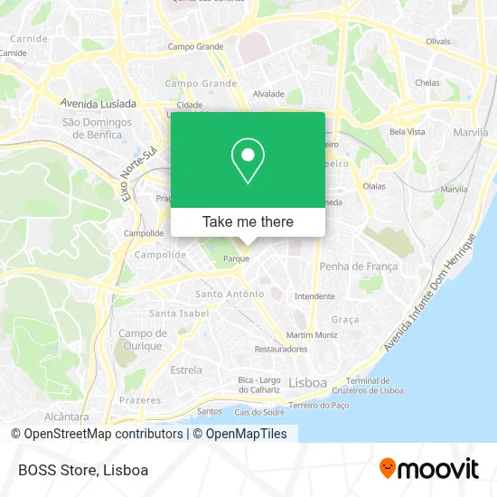 BOSS Store map