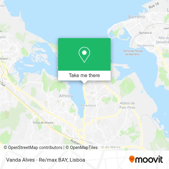 Vanda Alves - Re/max BAY map