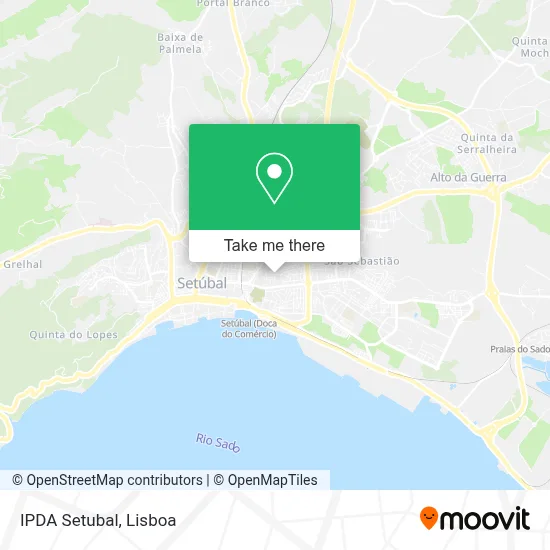 IPDA Setubal map