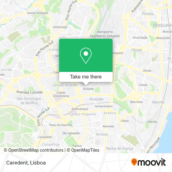 Caredent map