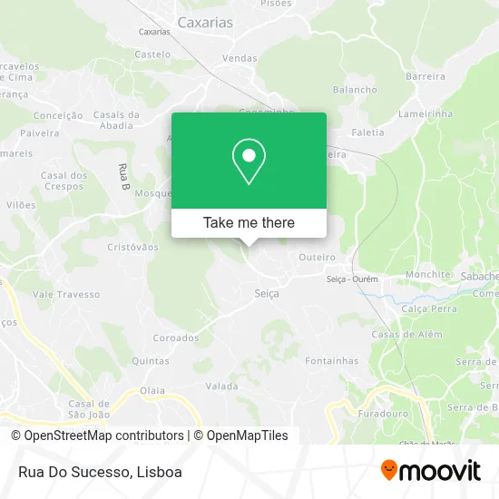 Rua Do Sucesso mapa