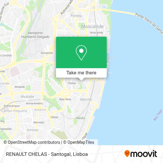 RENAULT CHELAS - Santogal map