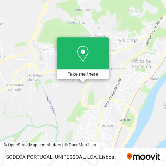 SODECA PORTUGAL, UNIPESSOAL, LDA map