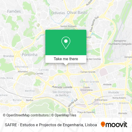 SAFRE - Estudos e Projectos de Engenharia map